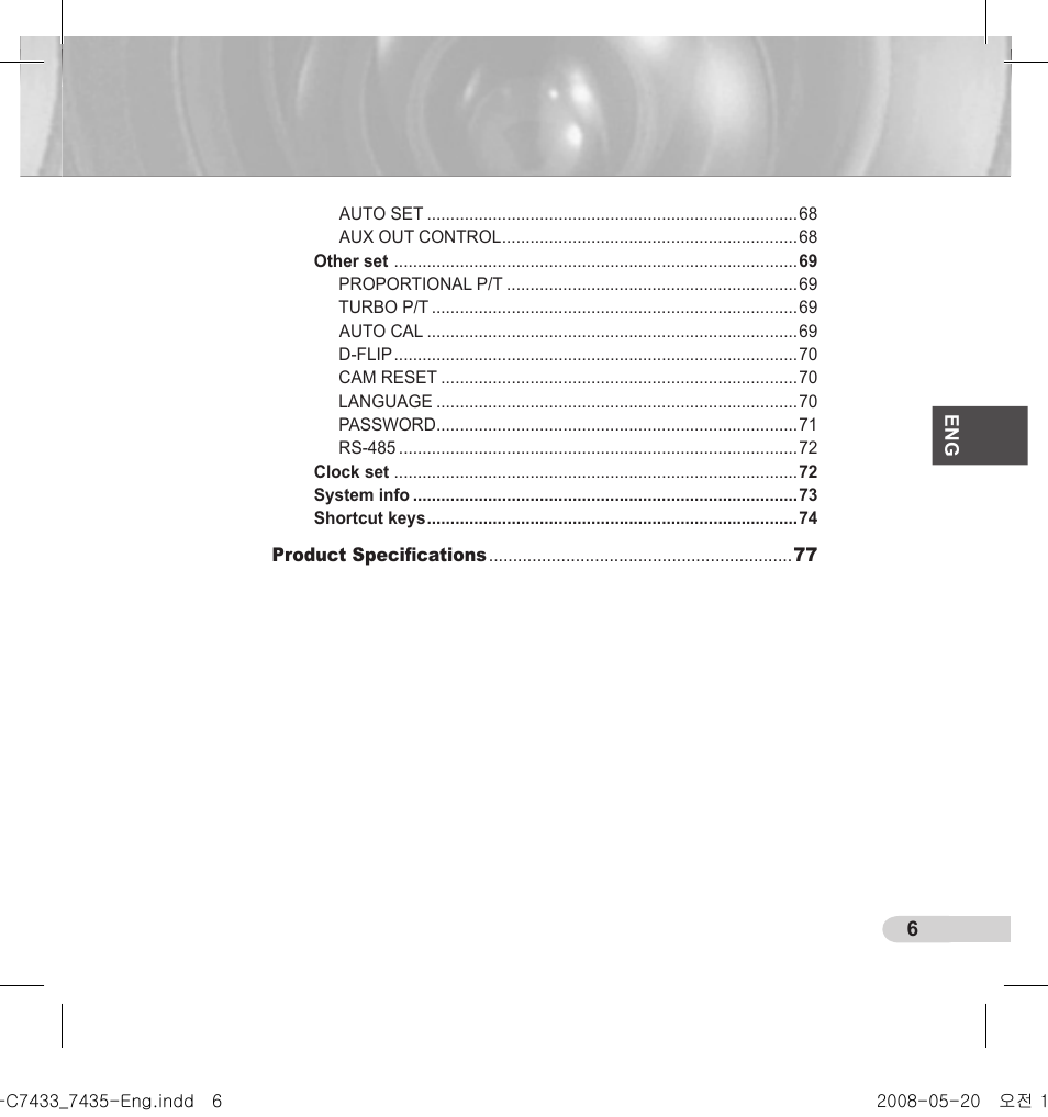 Samsung SCC-C7435(P) User Manual | Page 7 / 82