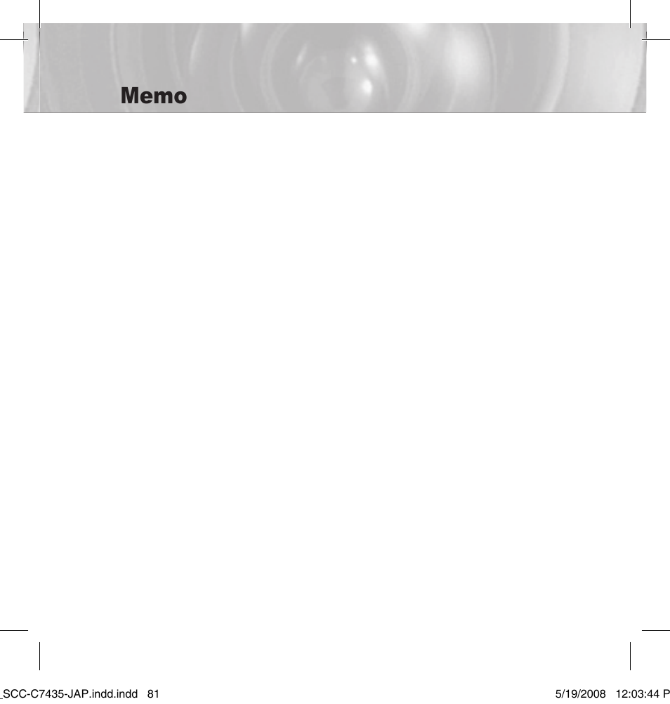 Samsung SCC-C7435(P) User Manual | Page 81 / 82