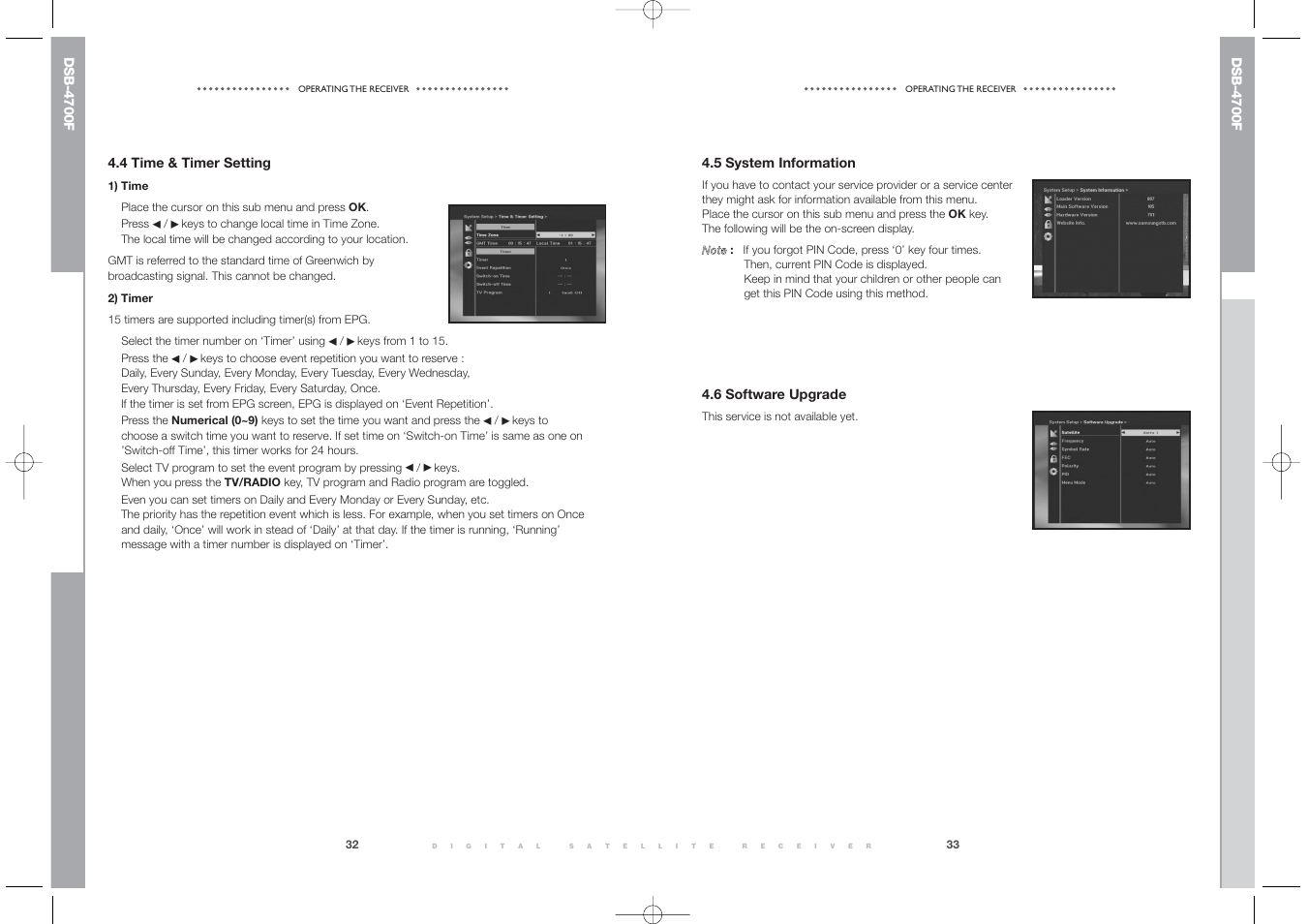 Samsung DSB-4700F User Manual | Page 18 / 22