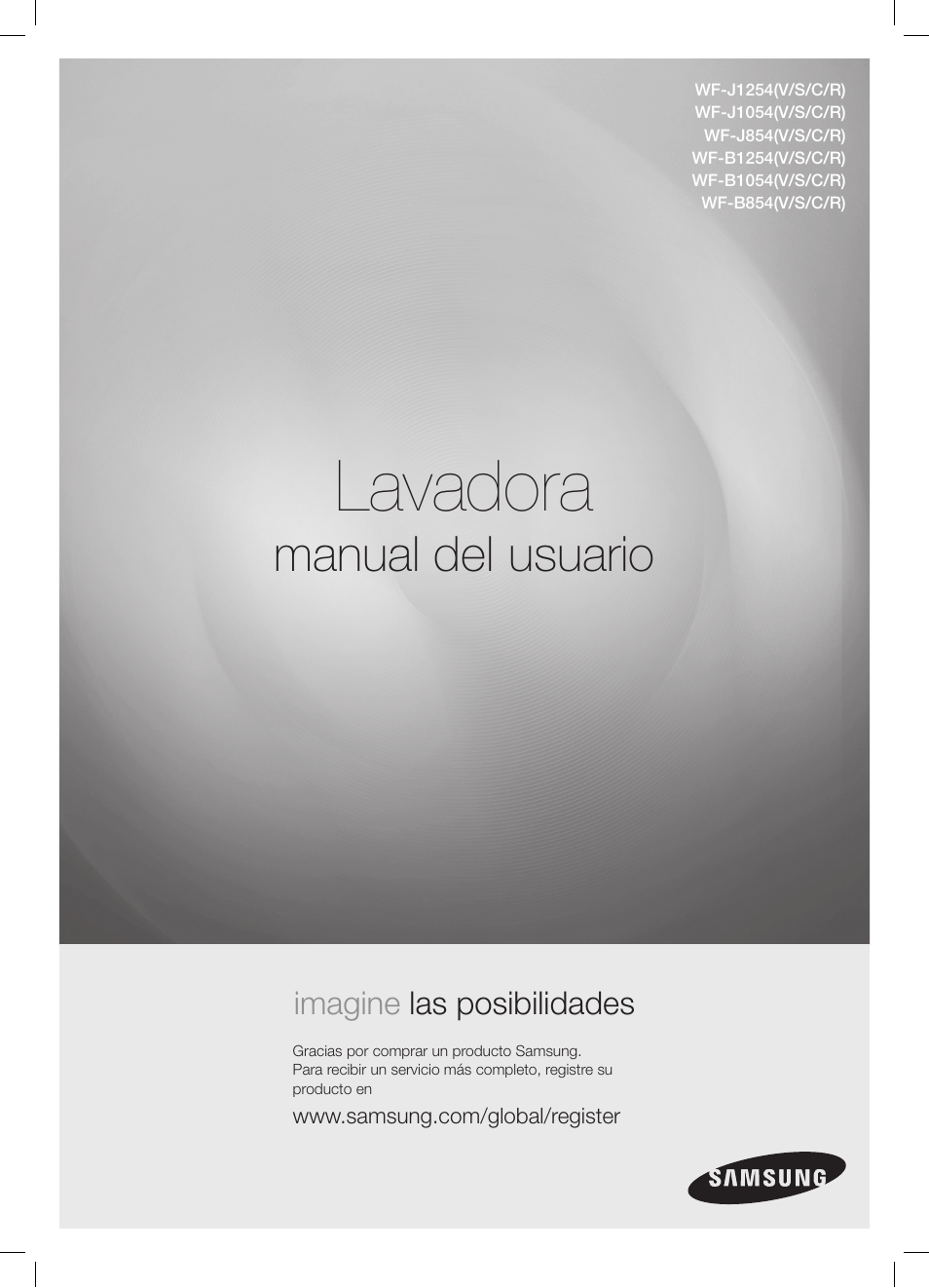 Lavadora, Manual del usuario | Samsung WF-J1254 User Manual | Page 25 / 48