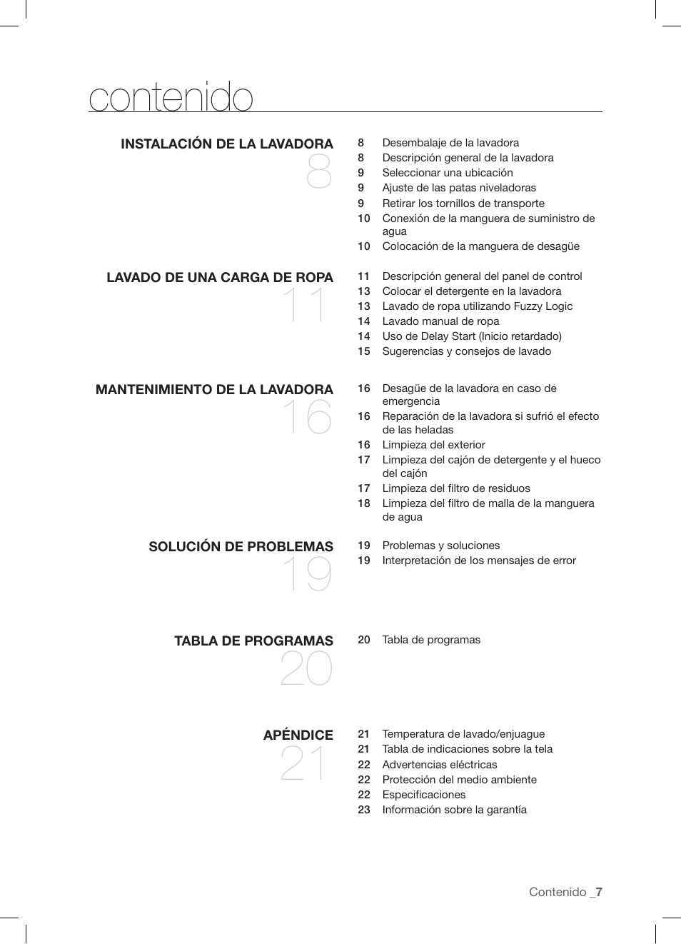 Samsung WF-J1254 User Manual | Page 31 / 48