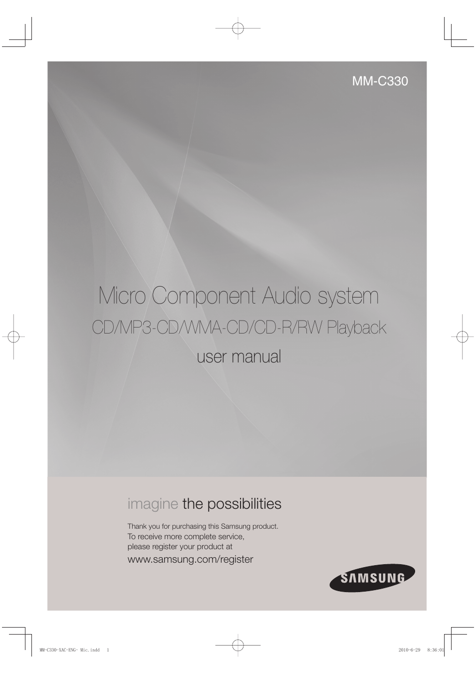 Samsung MM-C330 User Manual | 27 pages