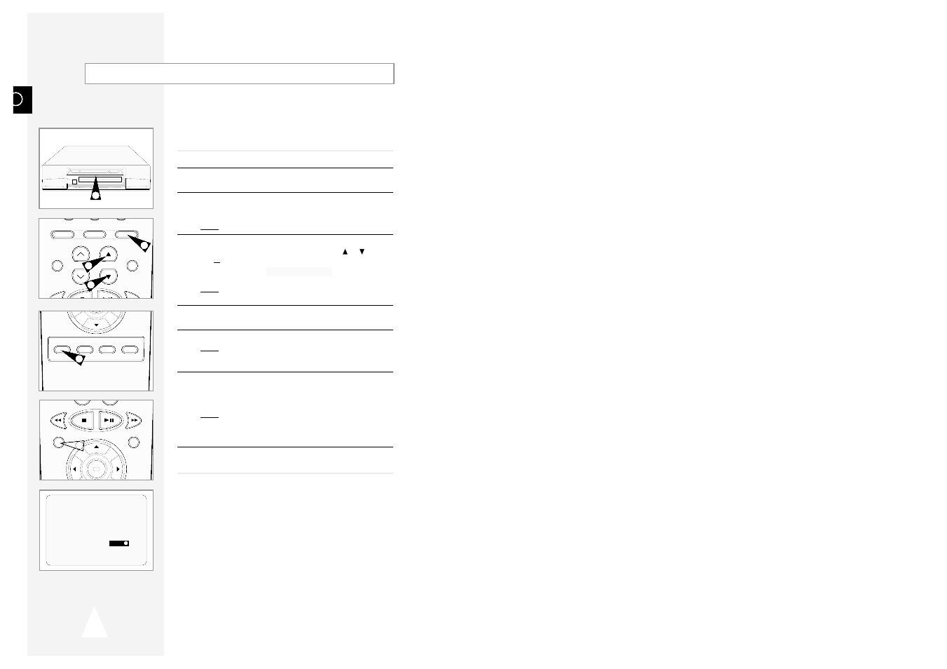 Recording a programme with automatic stop | Samsung SV-645B User Manual | Page 14 / 26