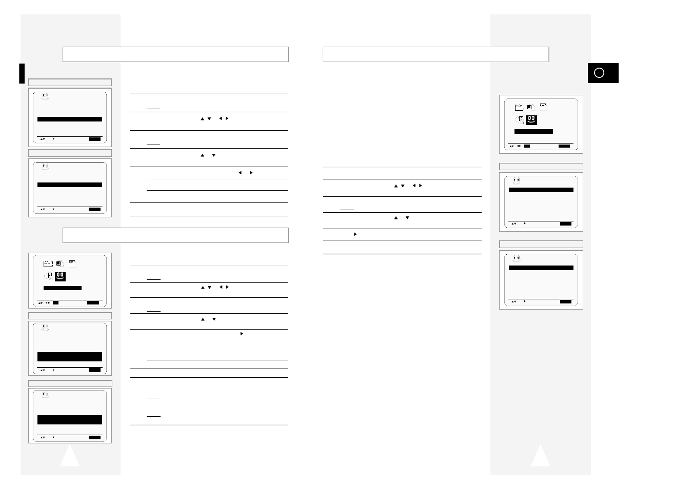 Vps/pdc default, Interval repeat play, Auto repeat play | Samsung SV-645B User Manual | Page 21 / 26