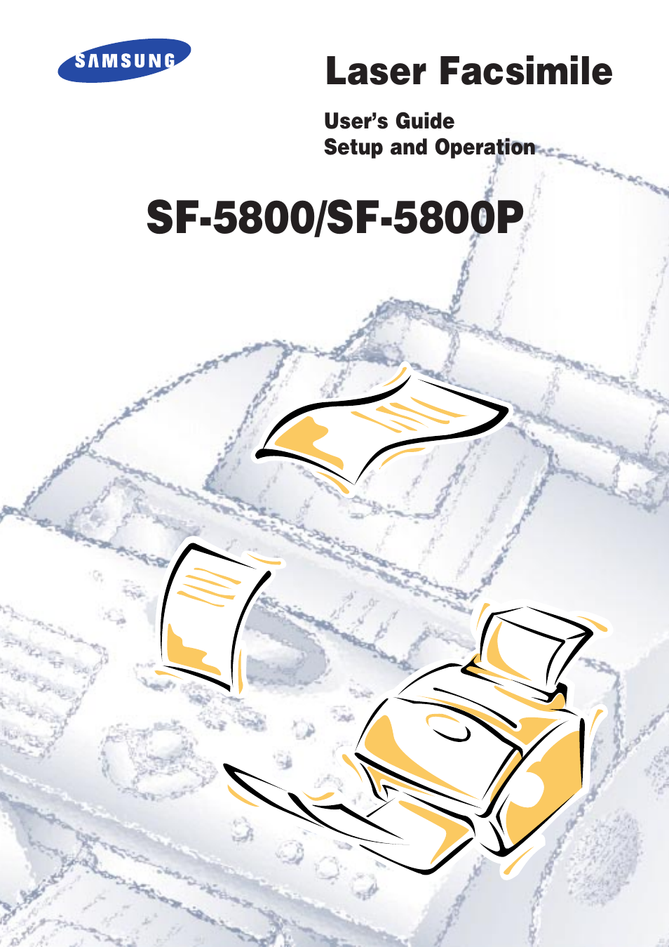 Samsung SF-5800 User Manual | 97 pages