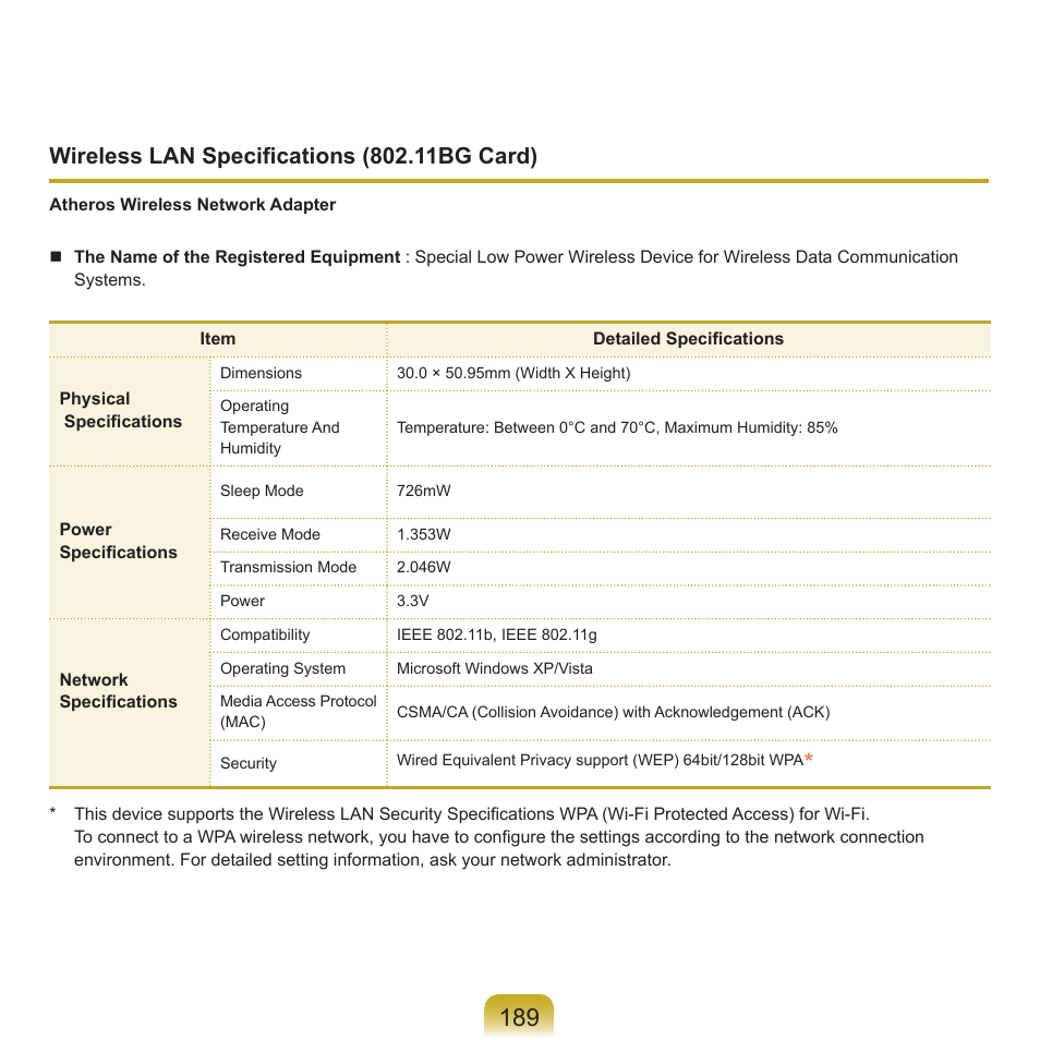 Samsung Q45c User Manual | Page 190 / 199