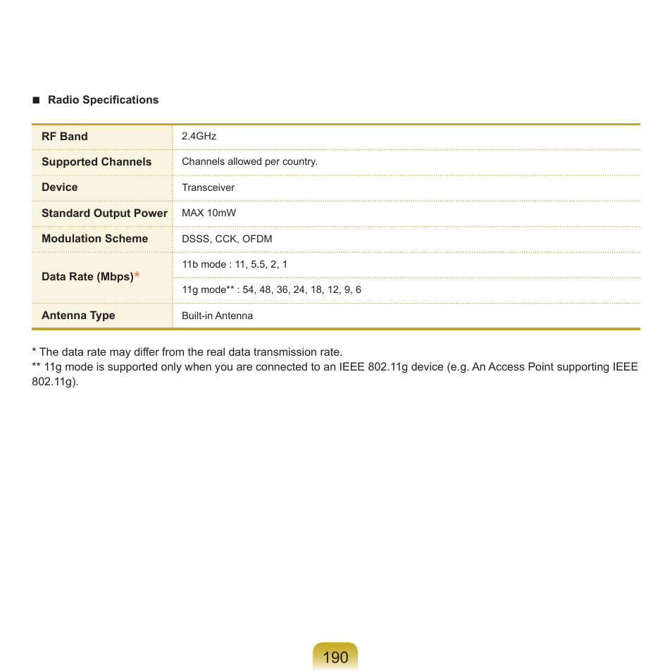 Samsung Q45c User Manual | Page 191 / 199