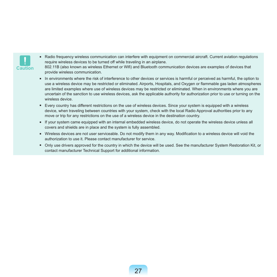 Caution | Samsung Q45c User Manual | Page 28 / 199