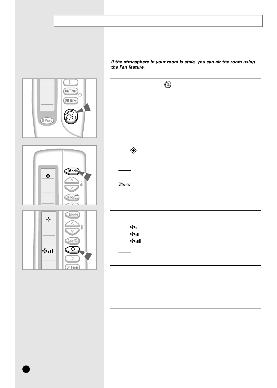 Airing your room | Samsung AS24B1 User Manual | Page 14 / 24