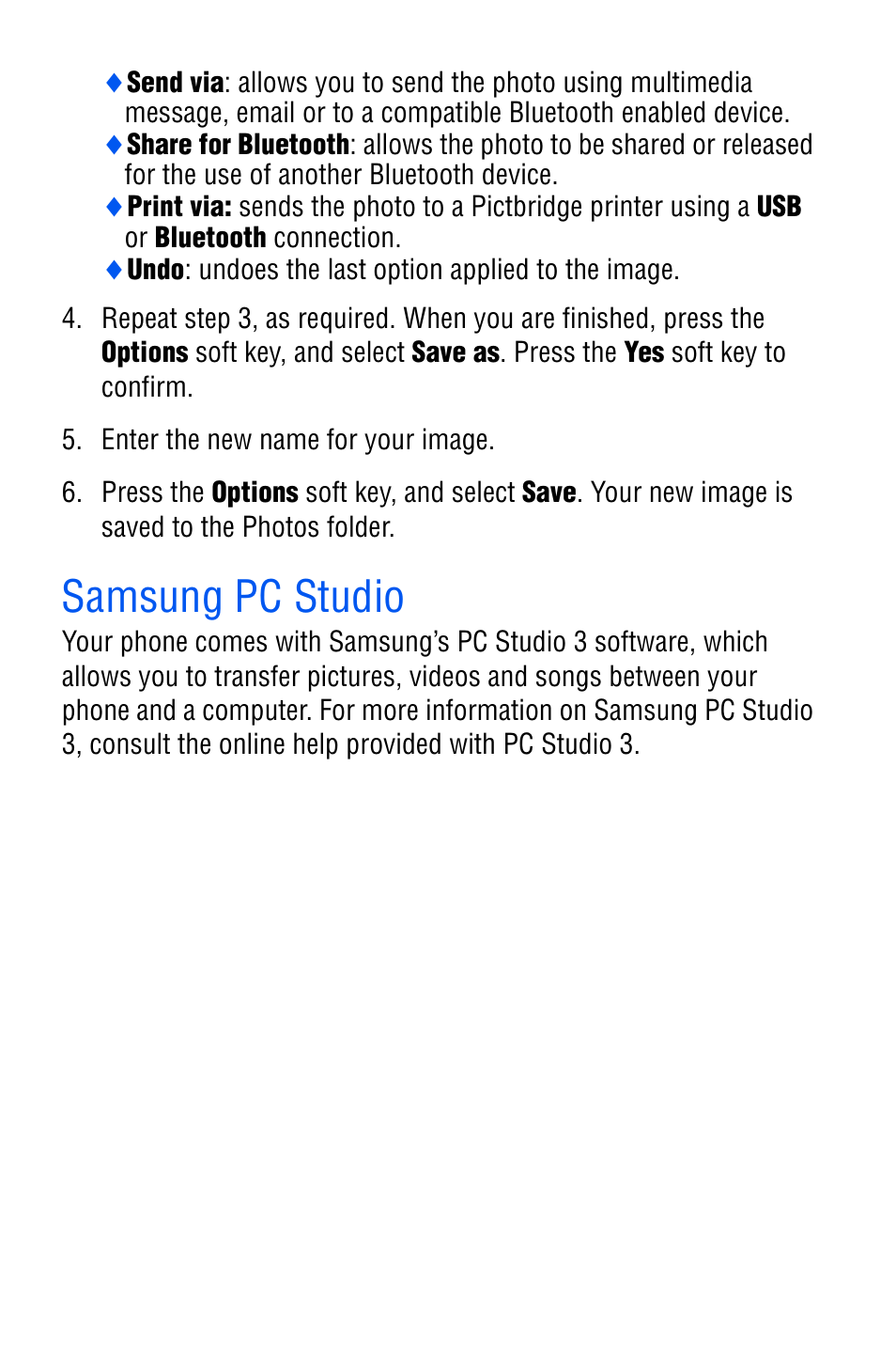 Samsung pc studio | Samsung SGH-D606 User Manual | Page 105 / 185