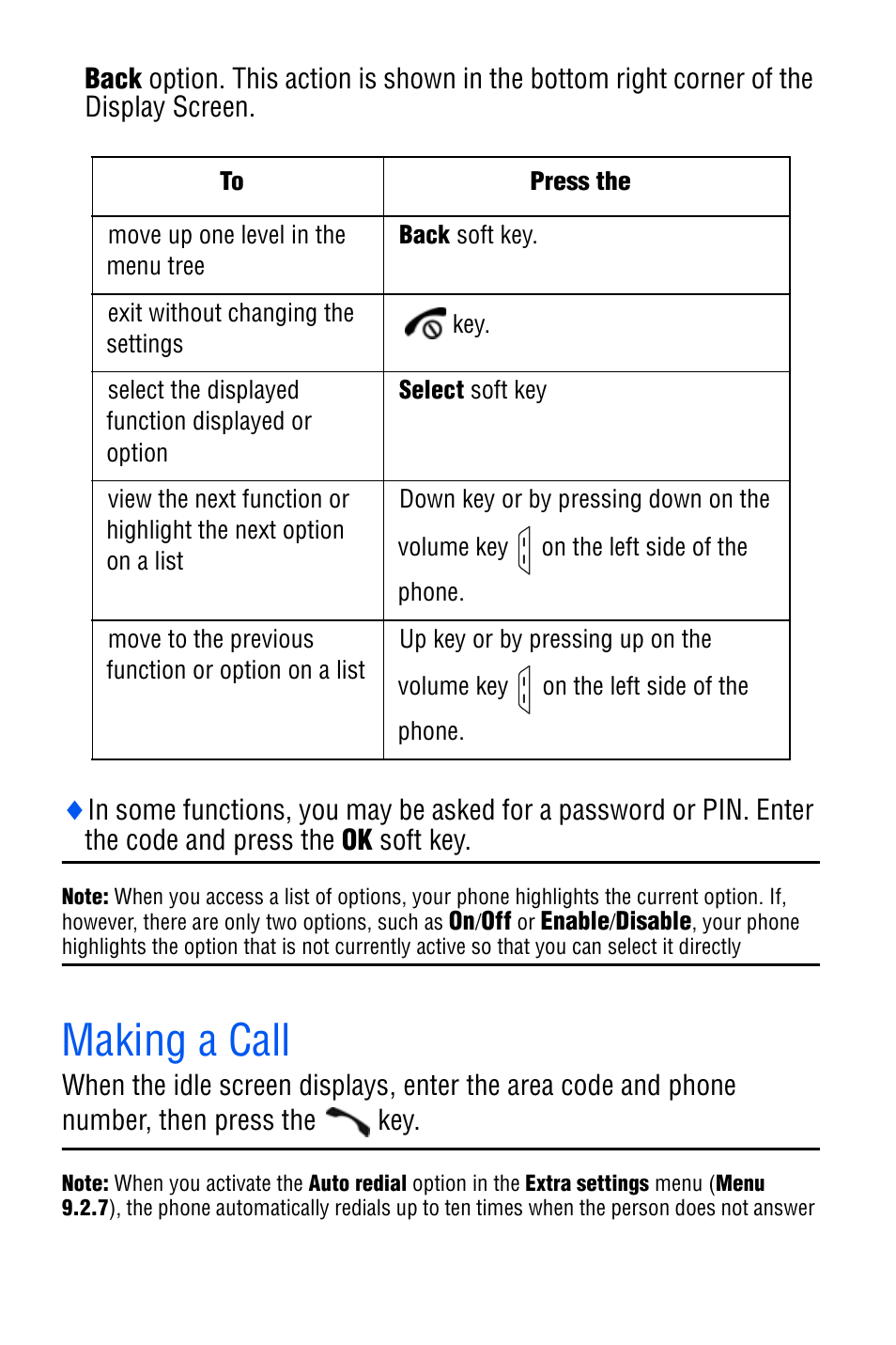 Making a call | Samsung SGH-D606 User Manual | Page 22 / 185