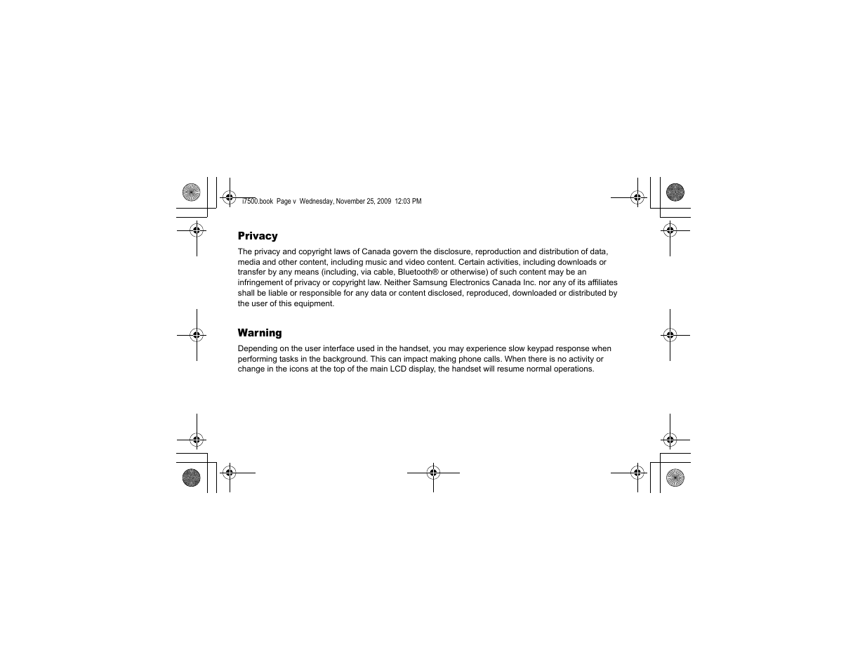 Samsung 11252009_D5 User Manual | Page 5 / 94