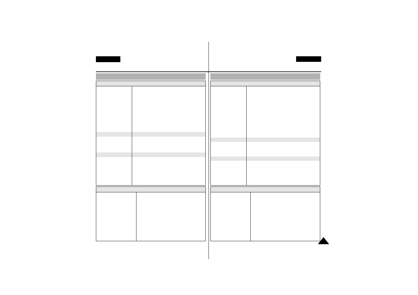 Specifications especificaciones técnicas | Samsung AD68-00442G User Manual | Page 95 / 97