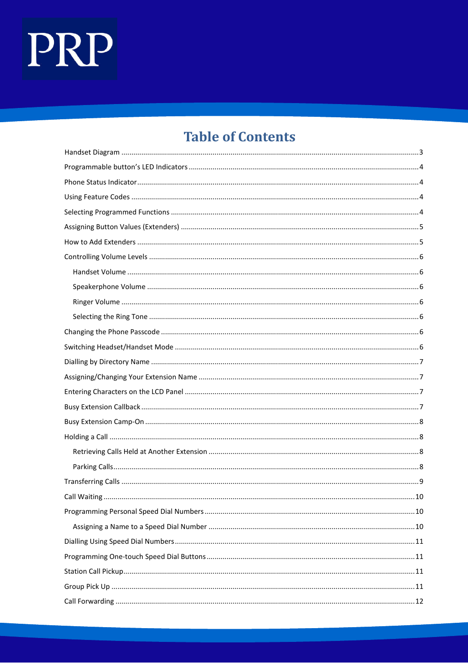 Samsung ITP-5121D User Manual | Page 2 / 20