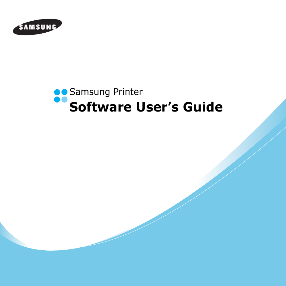 Software user’s guide | Samsung ML-2010 Series User Manual | Page 85 / 118