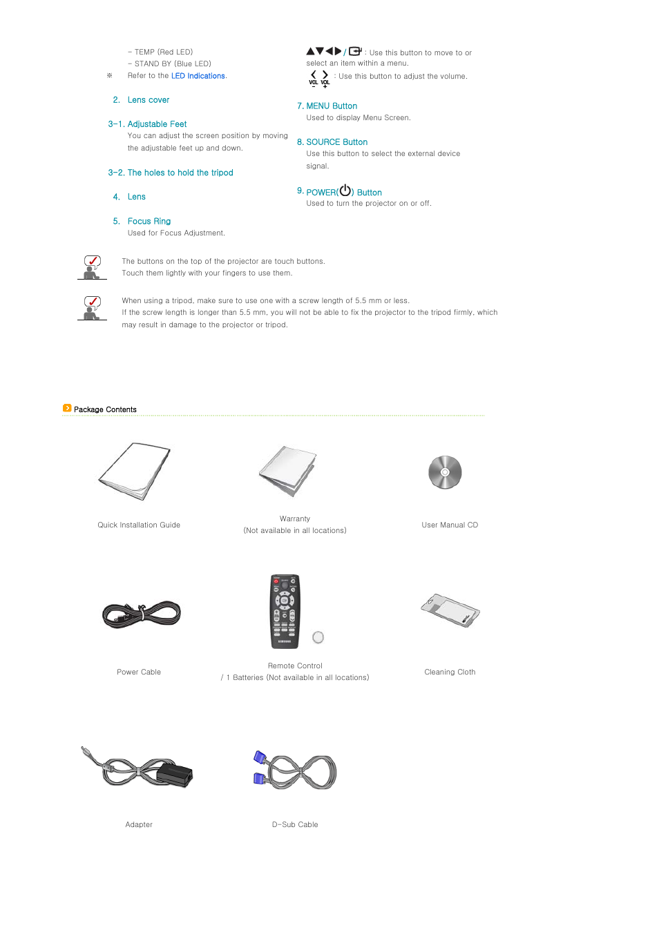 Samsung BP59-00092G-03 User Manual | Page 9 / 36