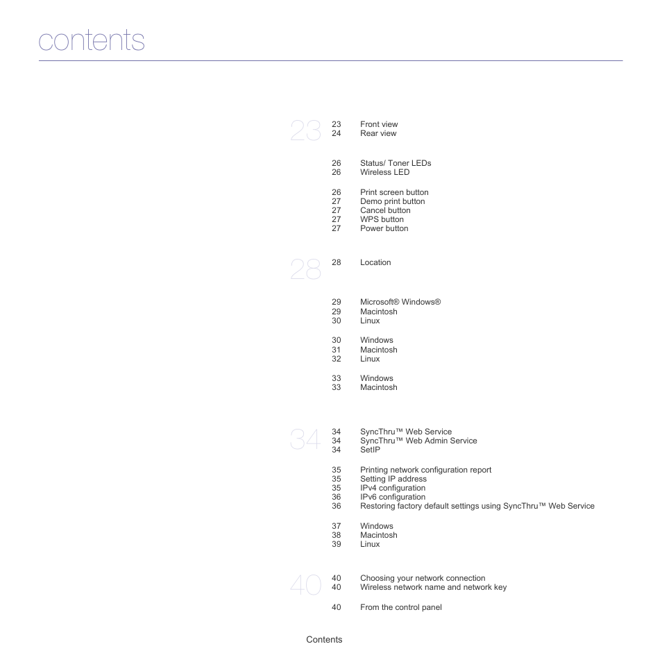 Samsung CLP-320 User Manual | Page 3 / 103