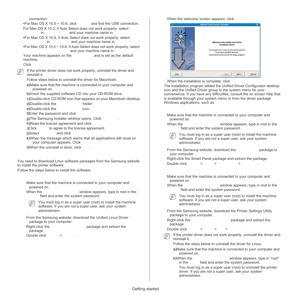 Linux | Samsung CLP-320 User Manual | Page 32 / 103