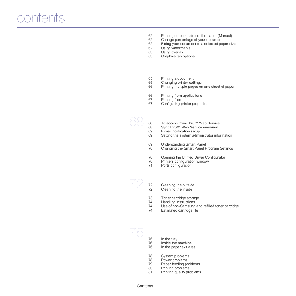 Samsung CLP-320 User Manual | Page 5 / 103