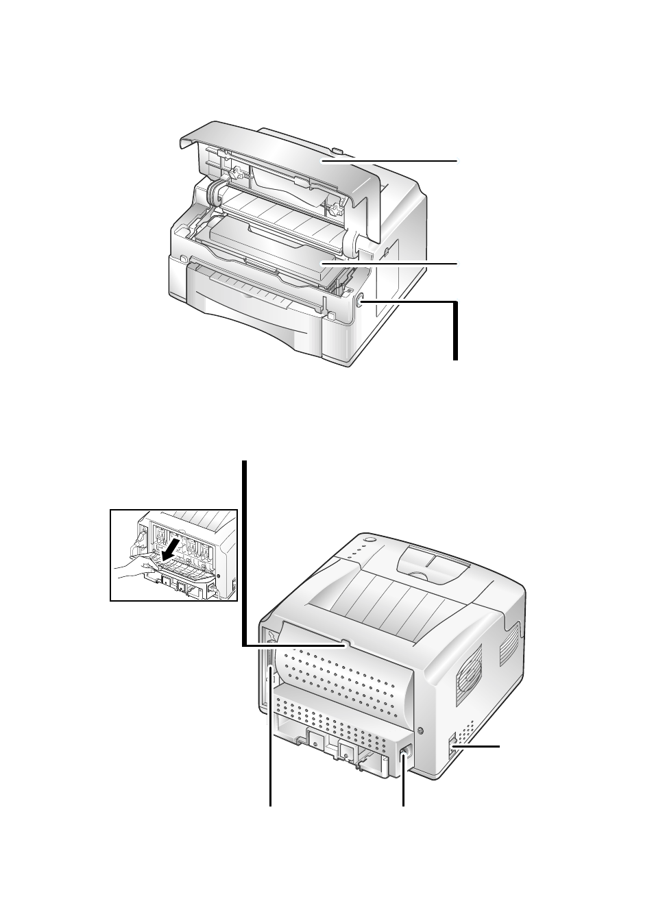 Inside rear view | Samsung 6050 User Manual | Page 11 / 83