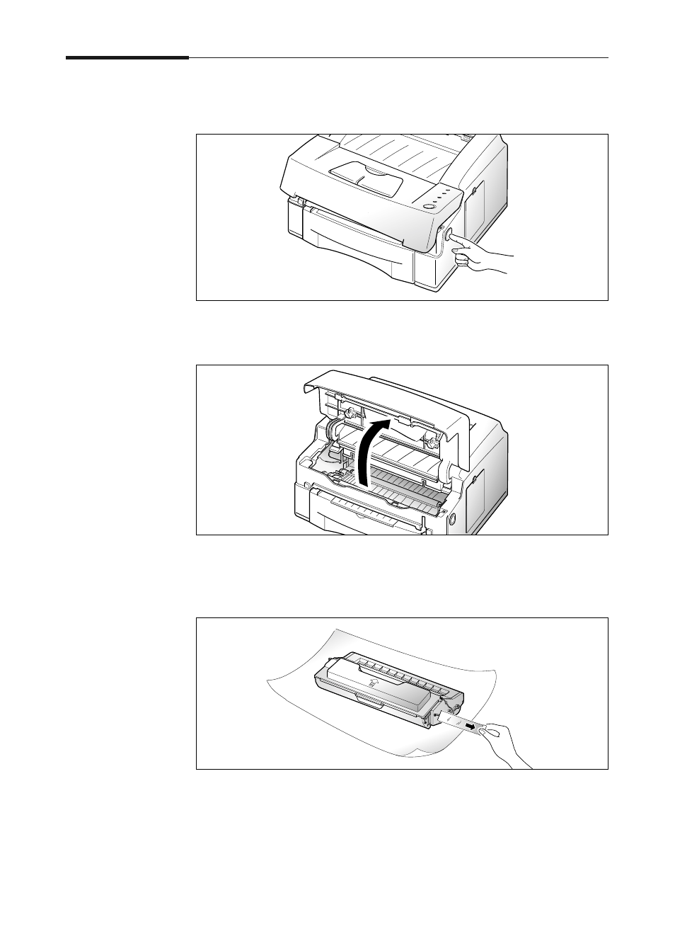 Installing the toner cartridge | Samsung 6050 User Manual | Page 17 / 83