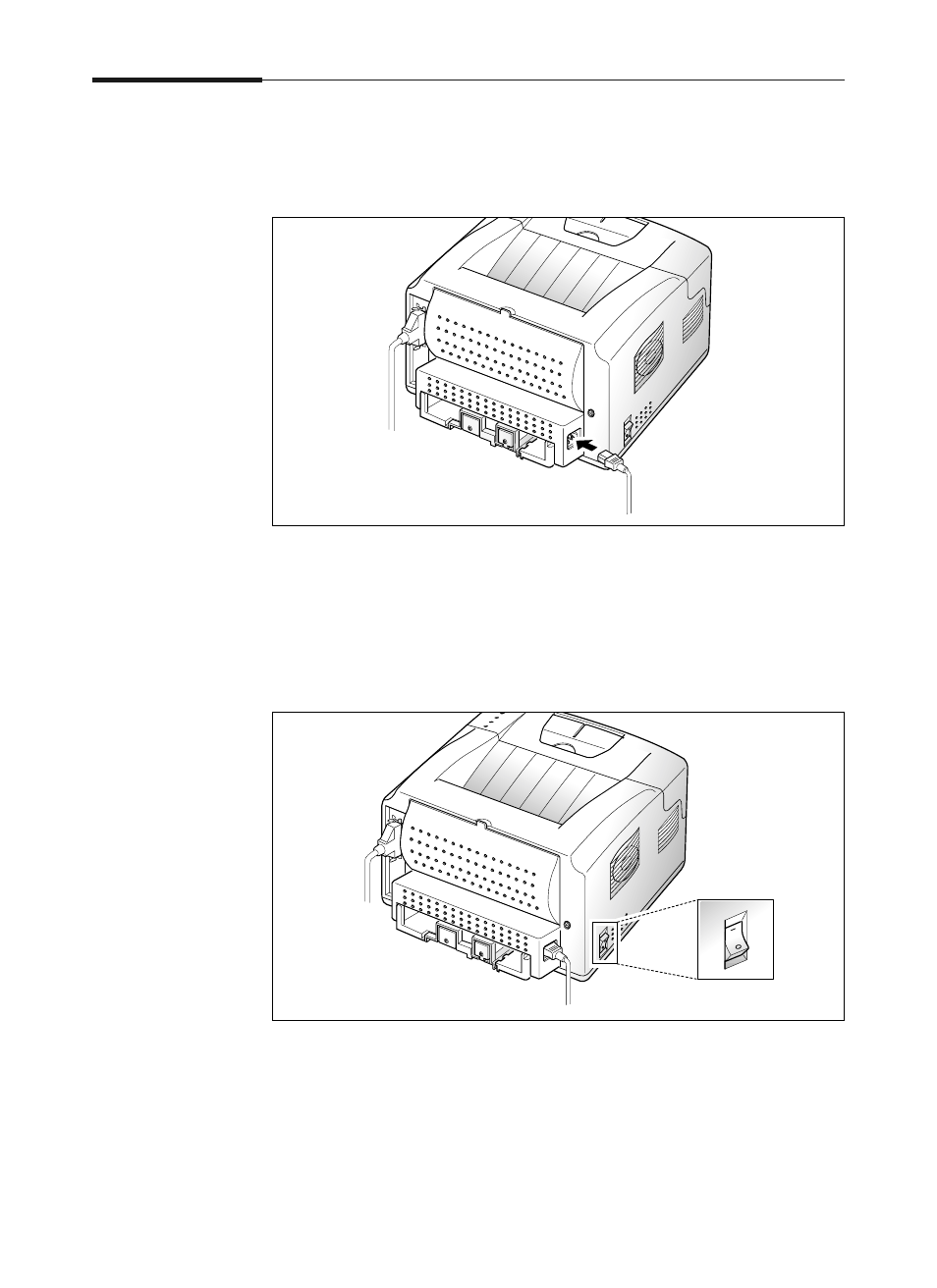 Attaching the power cord | Samsung 6050 User Manual | Page 20 / 83