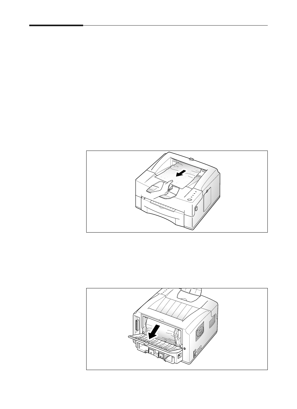 Clearing paper jams | Samsung 6050 User Manual | Page 52 / 83