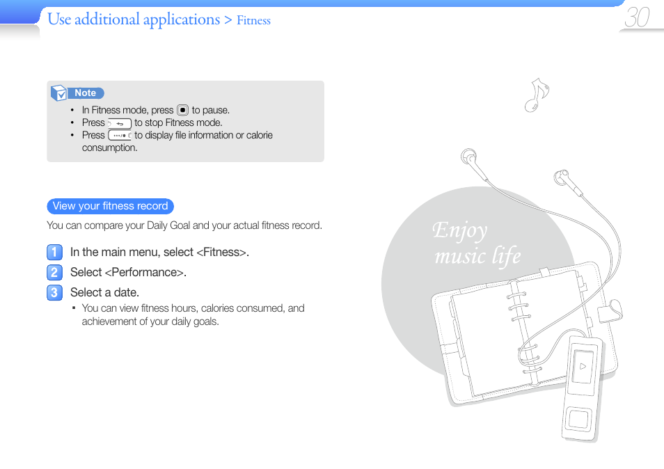 Use additional applications | Samsung YP-U6 User Manual | Page 32 / 48