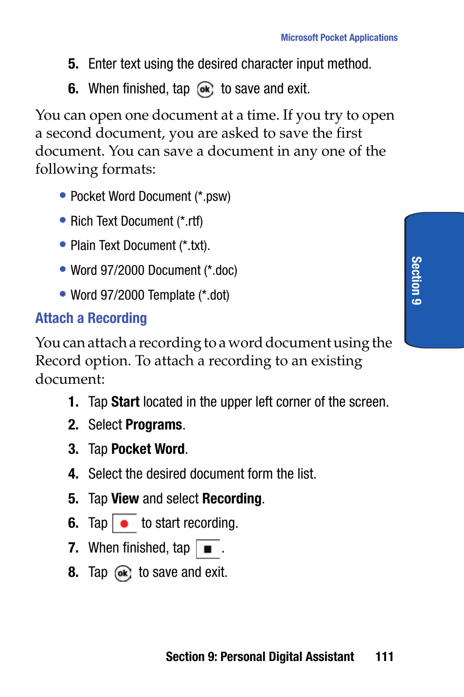 Samsung SCH-i730 User Manual | Page 111 / 220