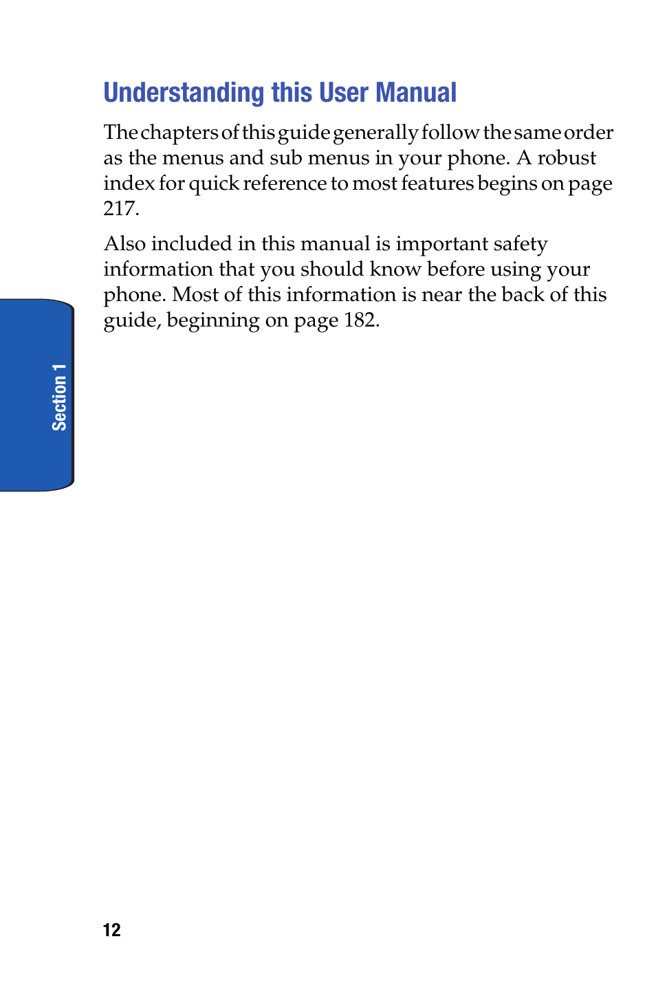 Understanding this user manual | Samsung SCH-i730 User Manual | Page 12 / 220