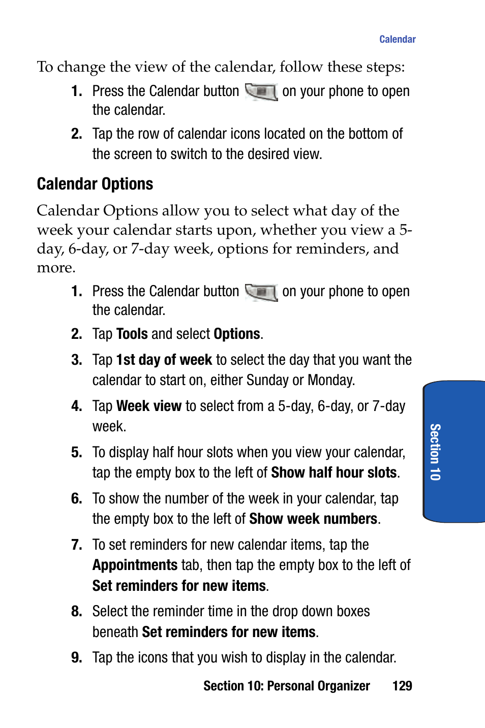 Samsung SCH-i730 User Manual | Page 129 / 220
