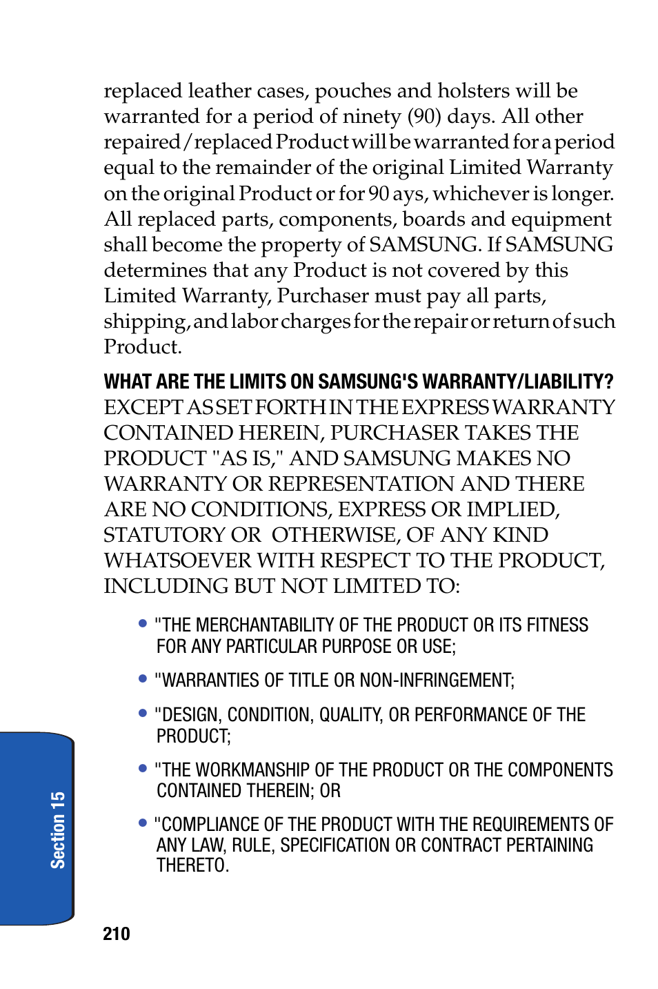 Samsung SCH-i730 User Manual | Page 210 / 220