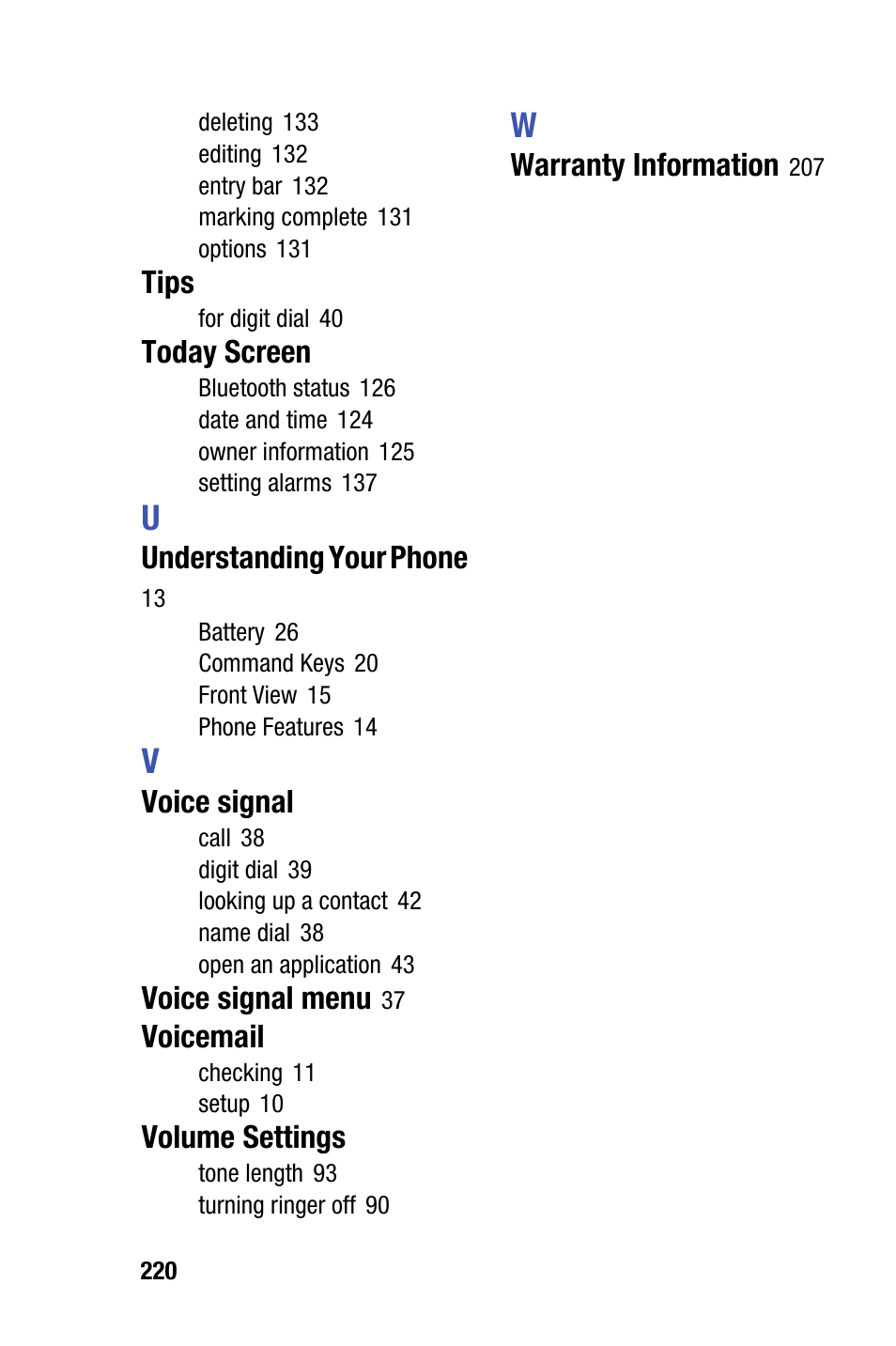 Samsung SCH-i730 User Manual | Page 220 / 220