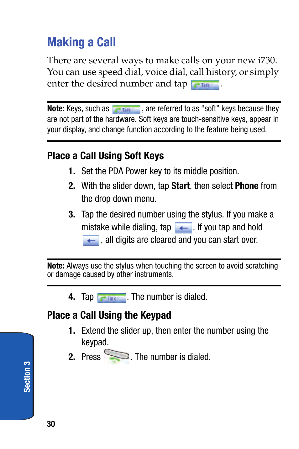 Making a call | Samsung SCH-i730 User Manual | Page 30 / 220