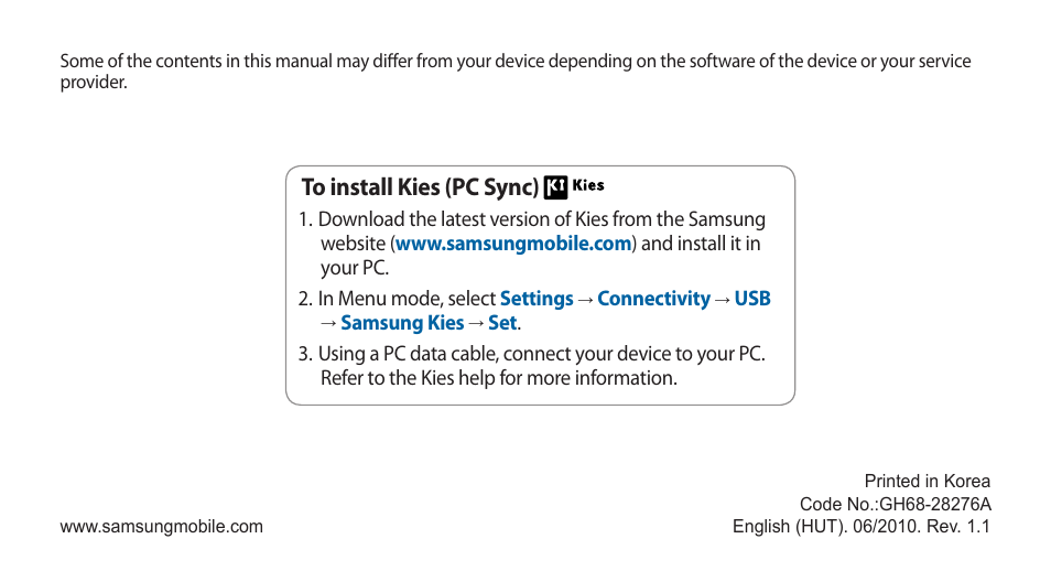 Samsung Wave GT-S8500T User Manual | 138 pages