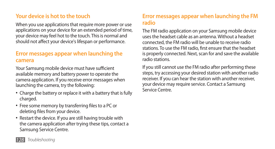 Samsung Wave GT-S8500T User Manual | Page 129 / 138
