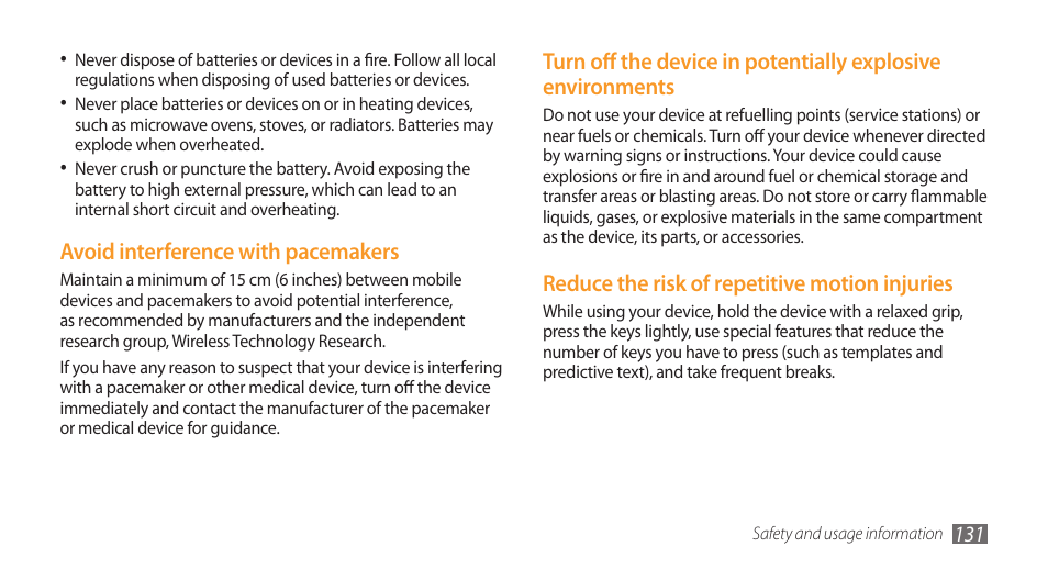 Samsung Wave GT-S8500T User Manual | Page 132 / 138