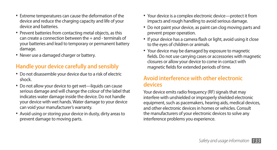 Samsung Wave GT-S8500T User Manual | Page 134 / 138