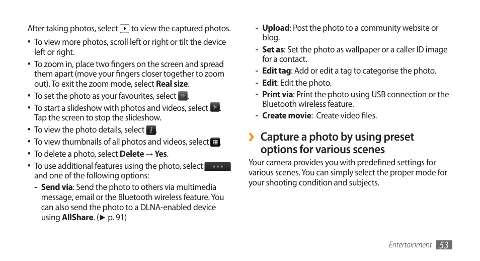 Samsung Wave GT-S8500T User Manual | Page 54 / 138