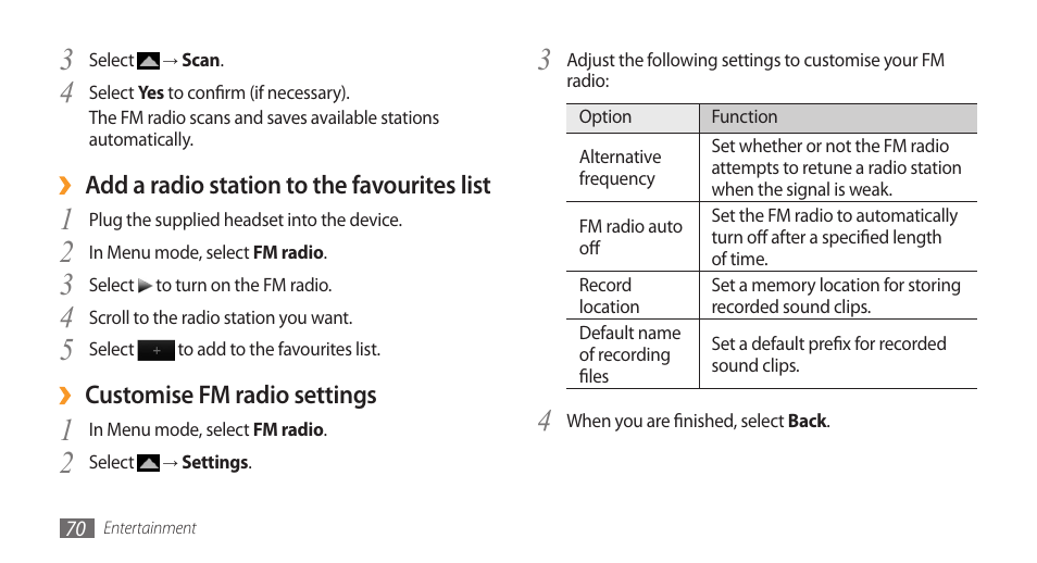 Samsung Wave GT-S8500T User Manual | Page 71 / 138