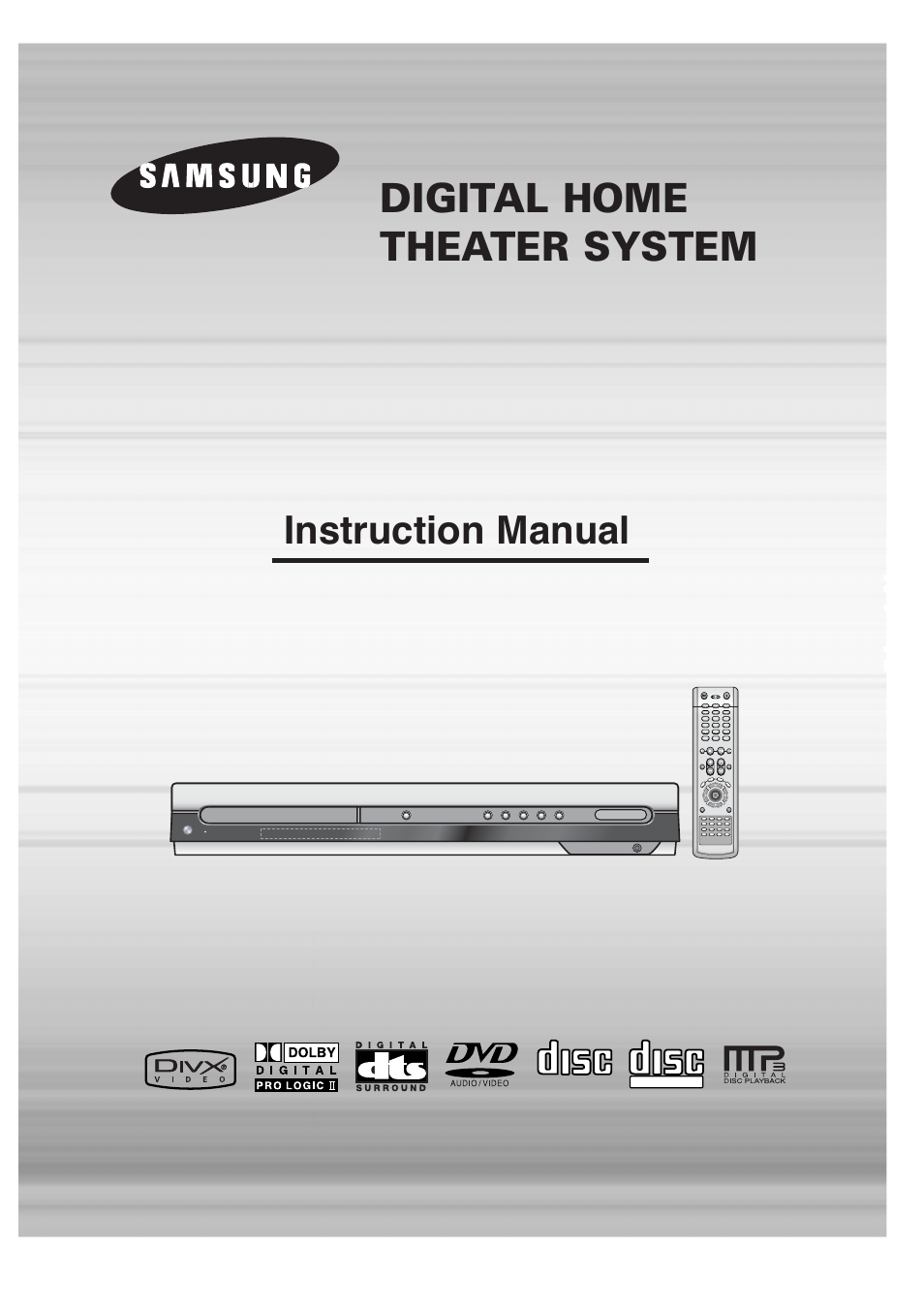 Samsung HT-P30 User Manual | 68 pages