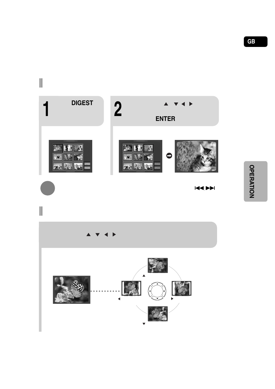 Digest function, Rotate/flip function | Samsung HT-P30 User Manual | Page 23 / 68