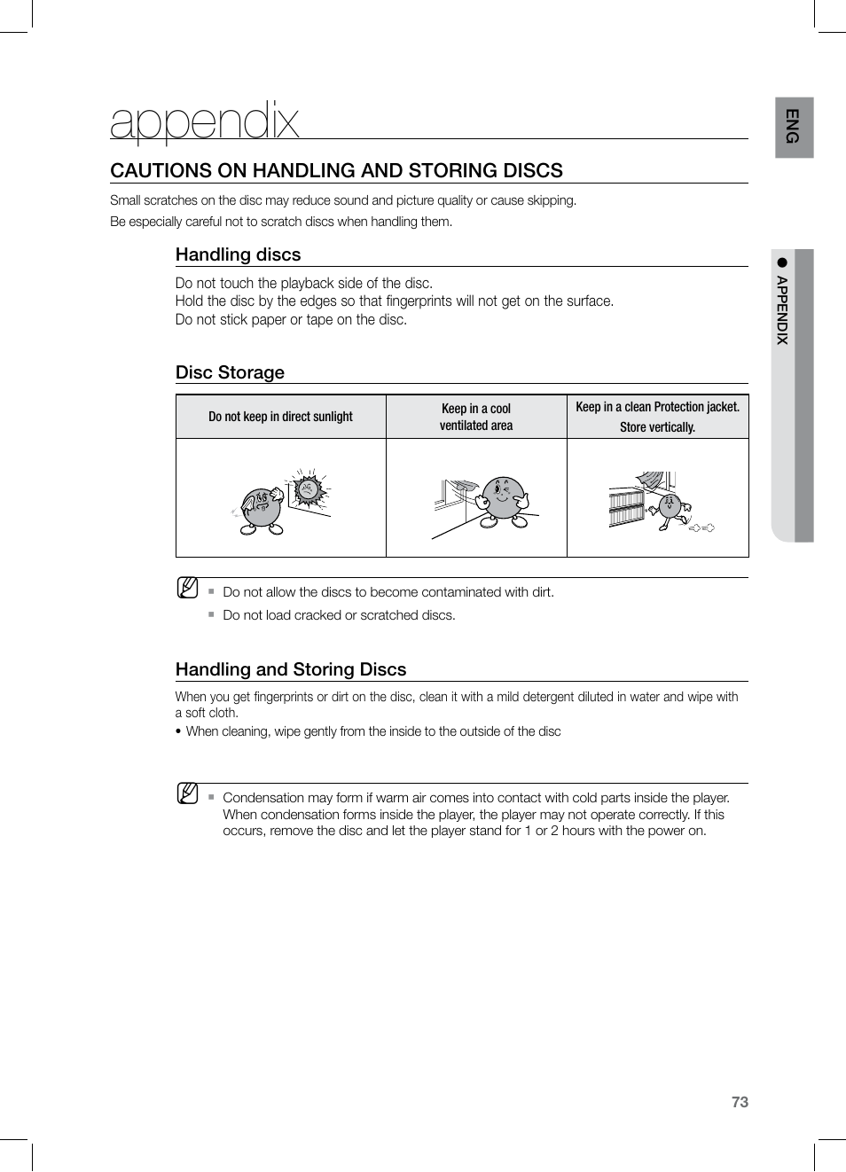 Appendix | Samsung HT-TZ525 User Manual | Page 73 / 78