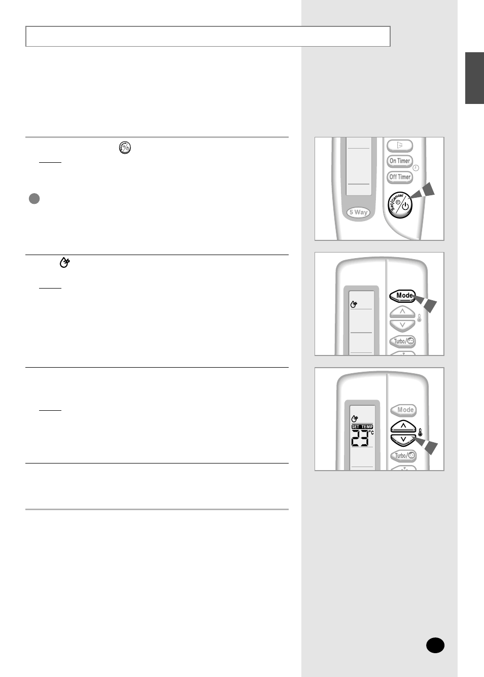 Removing excess humidity | Samsung AM14B1(B2)E07 User Manual | Page 13 / 24