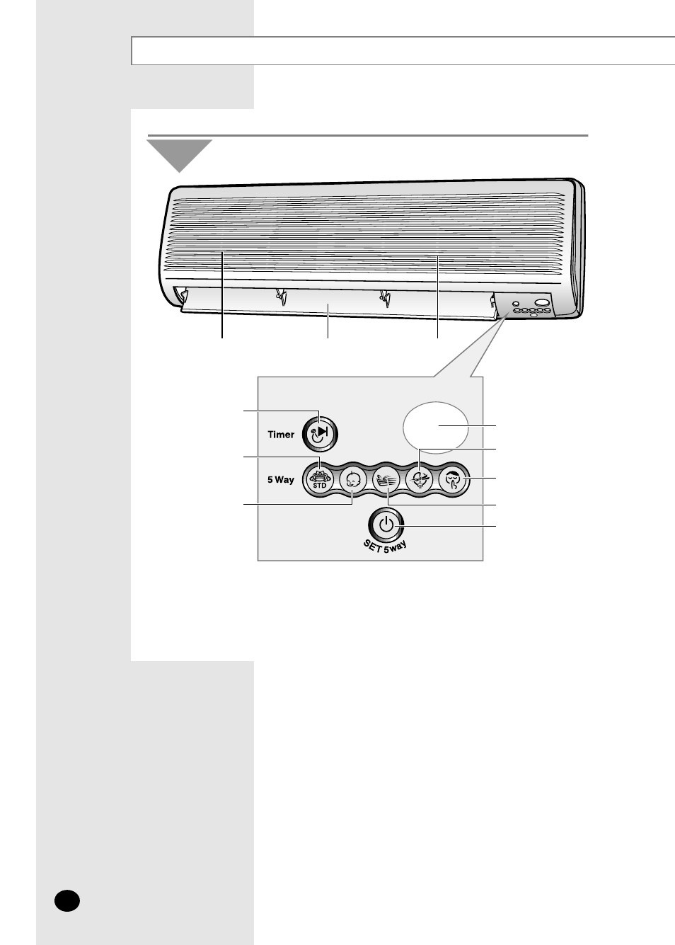 View of the unit, Indoor unit | Samsung AM14B1(B2)E07 User Manual | Page 4 / 24
