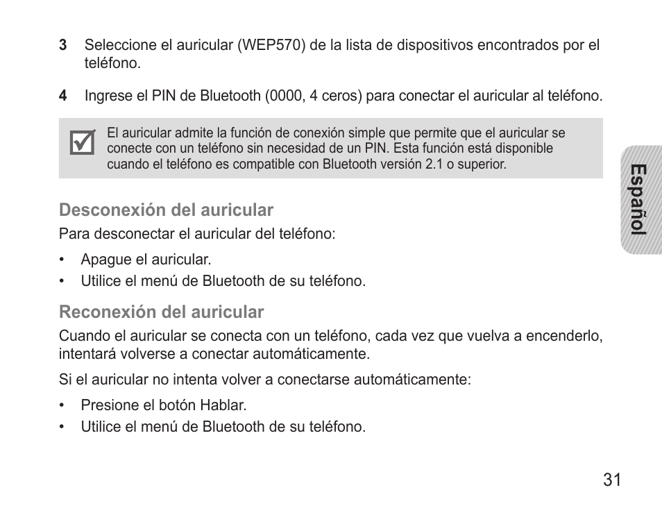 Español | Samsung GH68-28506A User Manual | Page 34 / 42