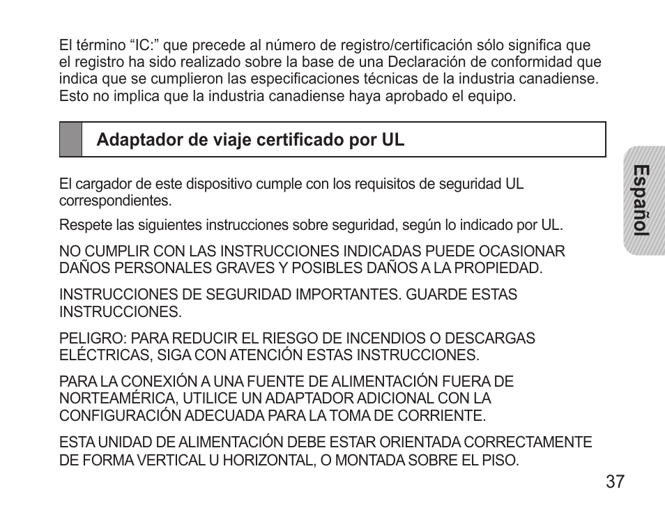 Español | Samsung GH68-28506A User Manual | Page 40 / 42