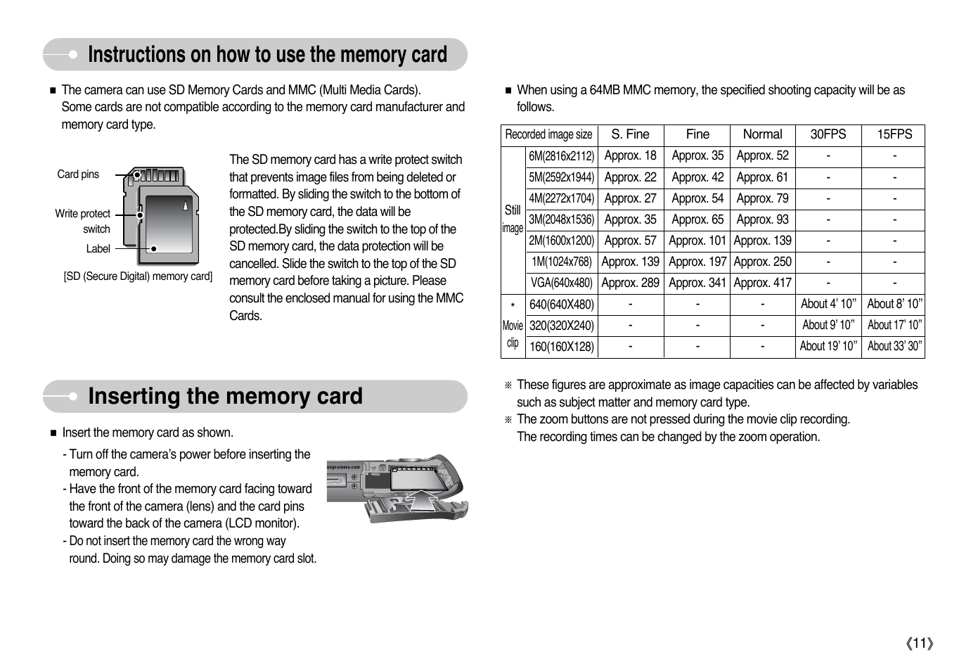Samsung Digimax i6 User Manual | Page 12 / 90
