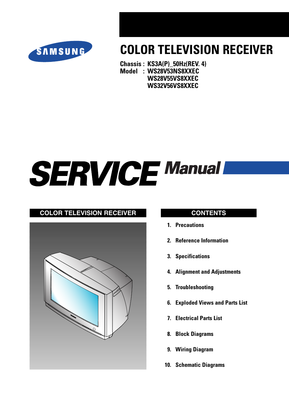 Samsung WS28V53NS8XXEC User Manual | 90 pages