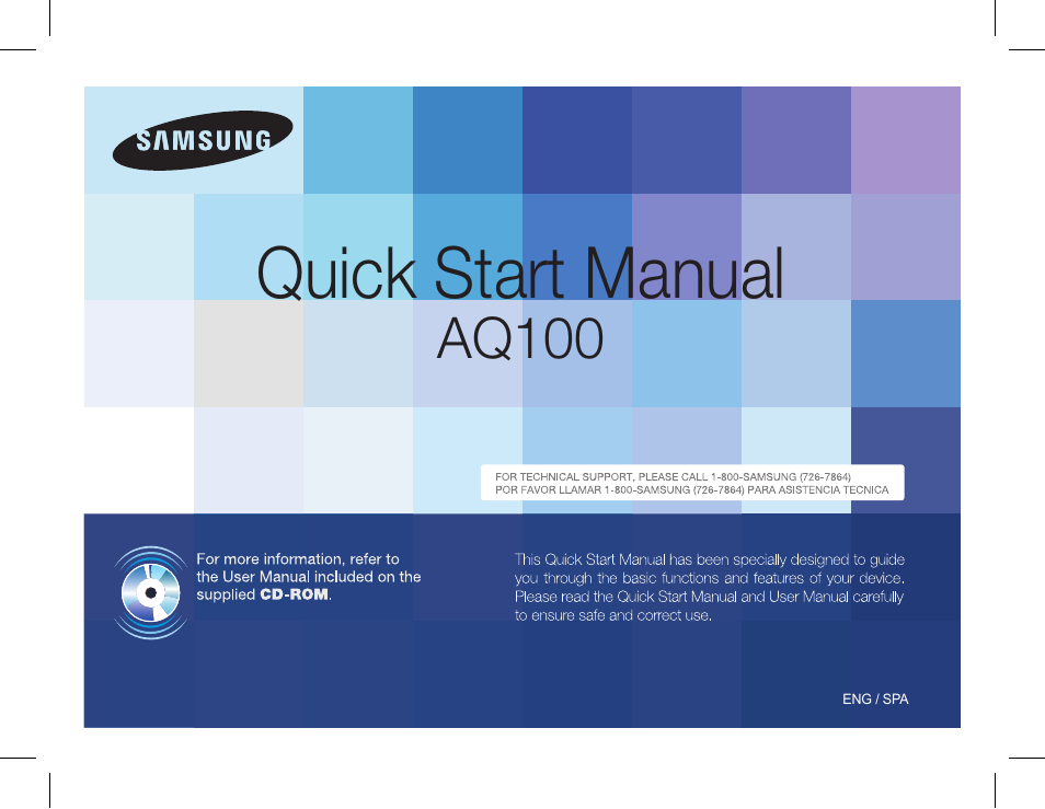 Samsung AQ100 User Manual | 30 pages